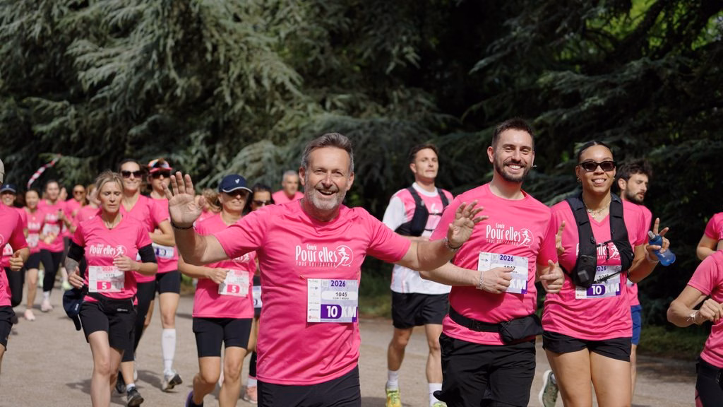 Tournage de l'aftermovie Courir POUR ELLES 2026 à Lyon par Studio K7