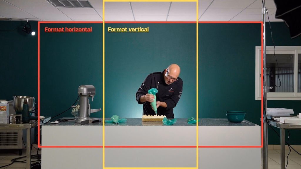 Tournage de vidéos verticales et horizontales